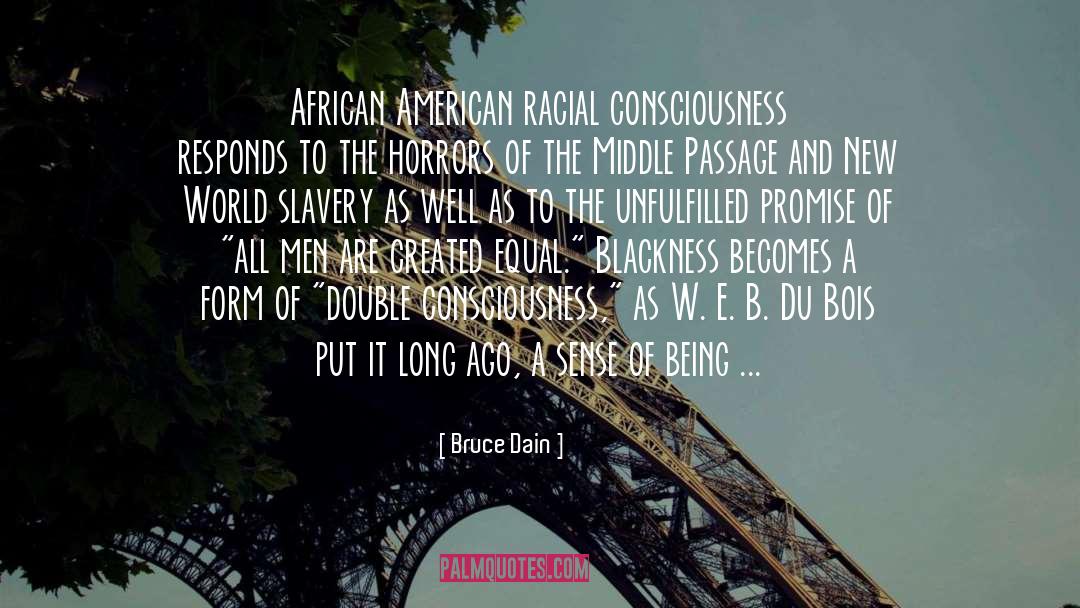 W E B Du Bois quotes by Bruce Dain