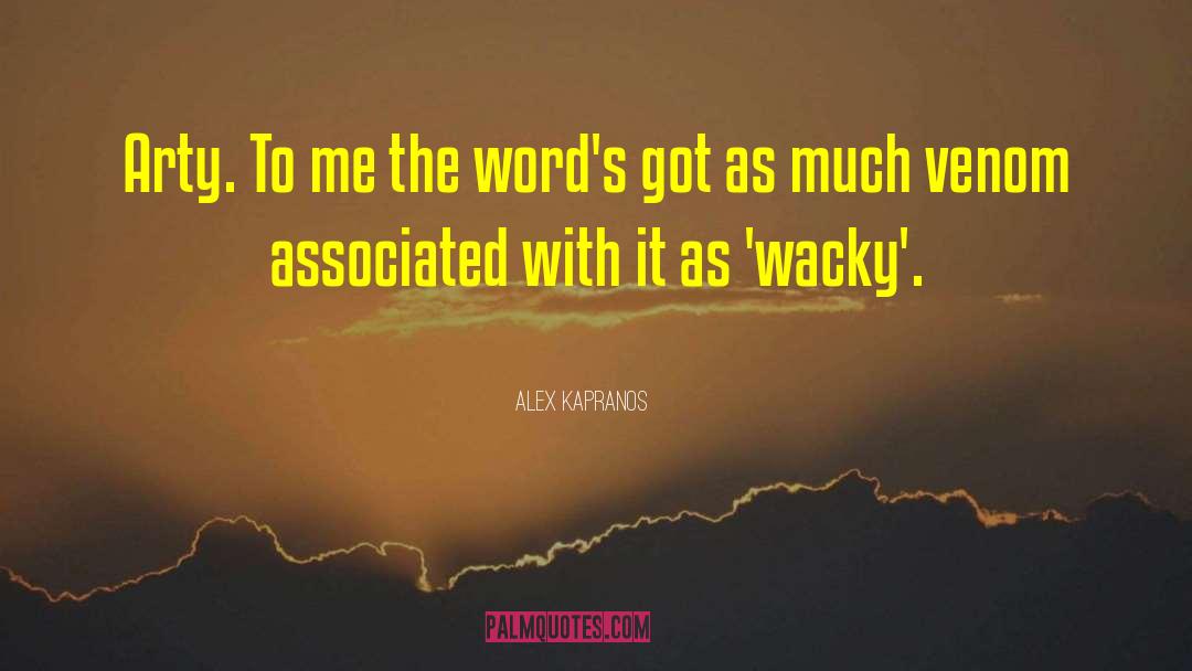 Wacky quotes by Alex Kapranos