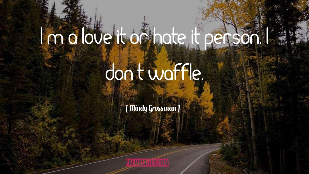 Waffle quotes by Mindy Grossman