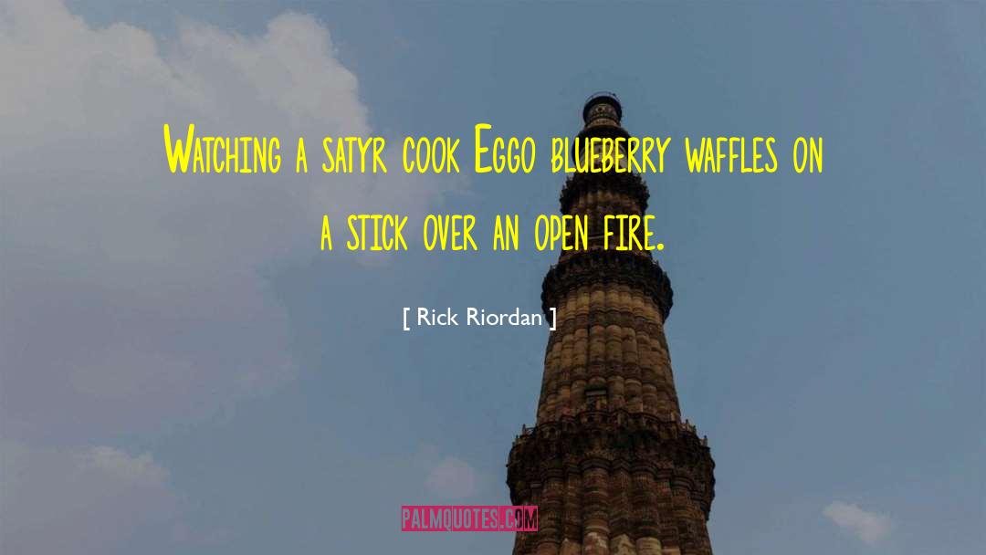 Waffles quotes by Rick Riordan