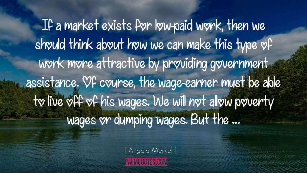 Wage quotes by Angela Merkel