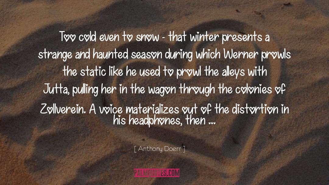 Wagon quotes by Anthony Doerr