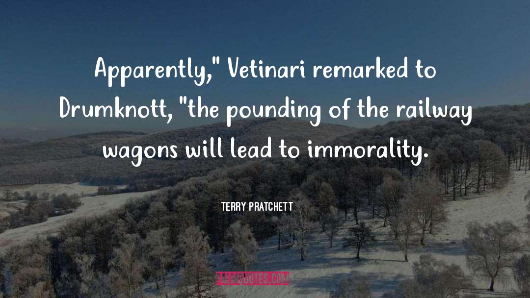 Wagons quotes by Terry Pratchett