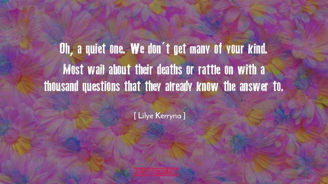 Wail quotes by Lilye Kerryna