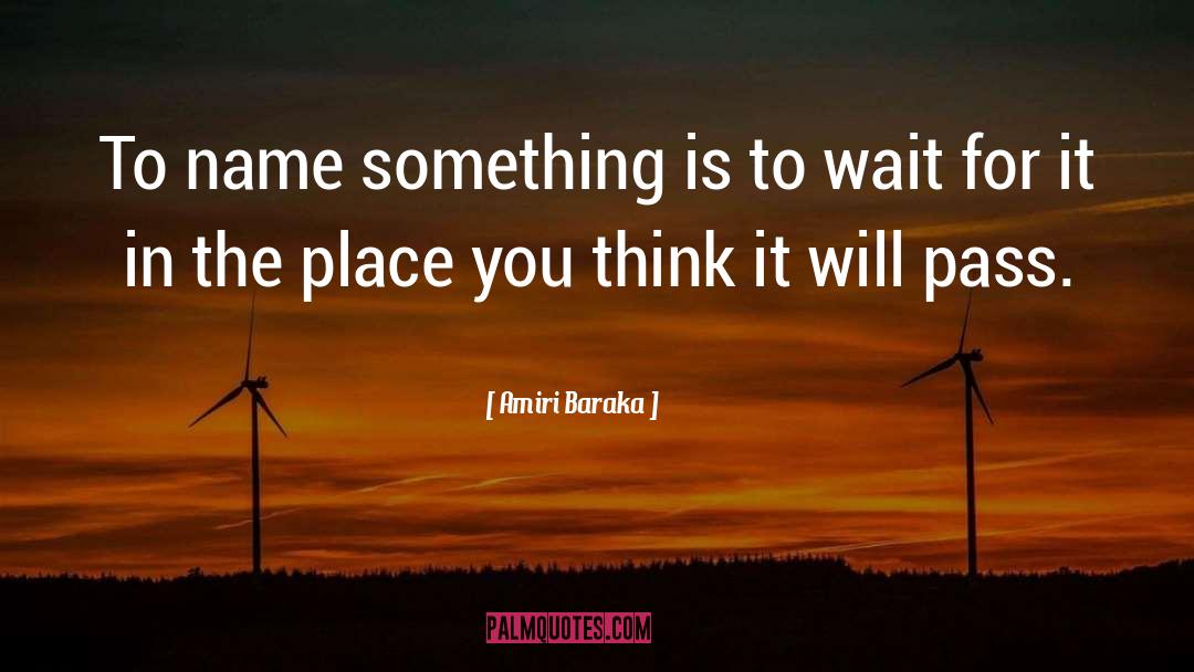 Wait For It quotes by Amiri Baraka