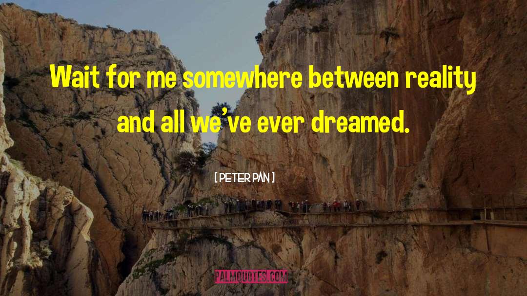 Wait For Me quotes by Peter Pan