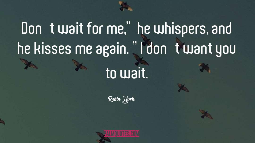 Wait For Me quotes by Robin York
