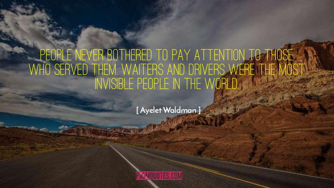 Waiters quotes by Ayelet Waldman
