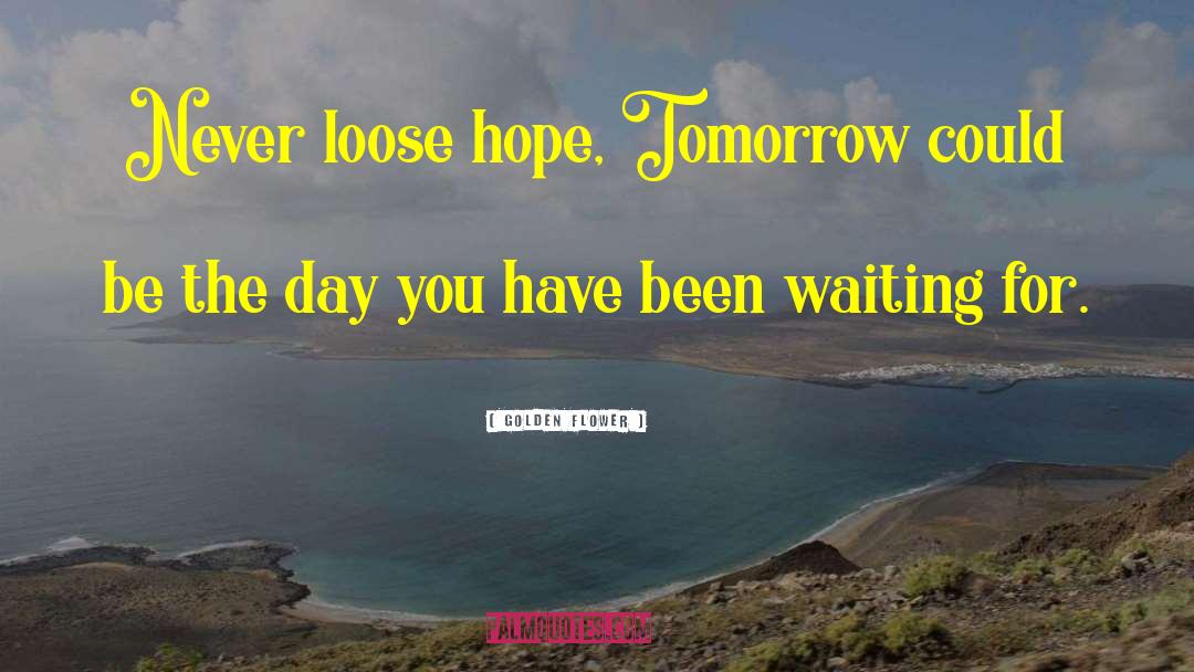 Waiting For Hope quotes by Golden Flower
