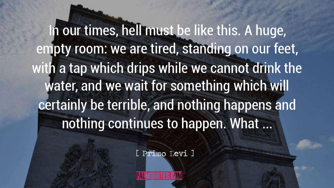 Waiting For Something To Happen quotes by Primo Levi