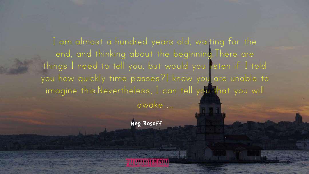 Waiting For The End quotes by Meg Rosoff