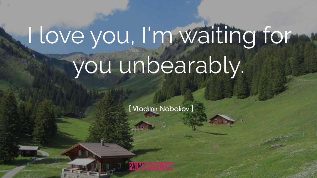 Waiting For You quotes by Vladimir Nabokov