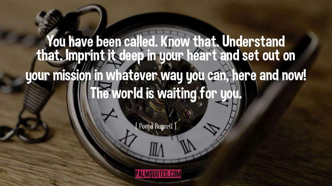 Waiting For You quotes by Pooja Ruprell