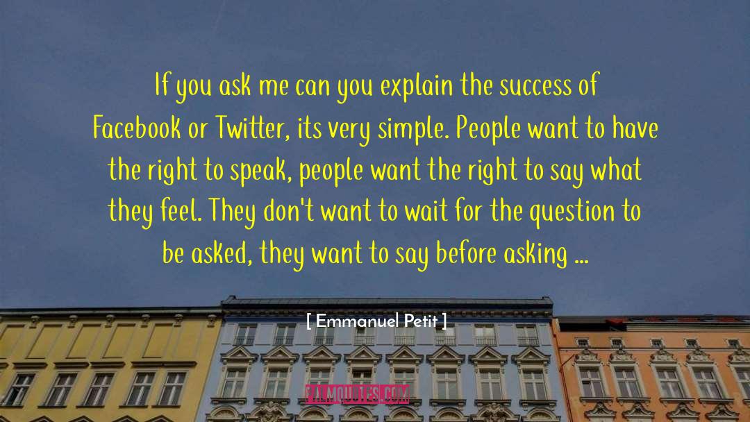 Waiting Success quotes by Emmanuel Petit