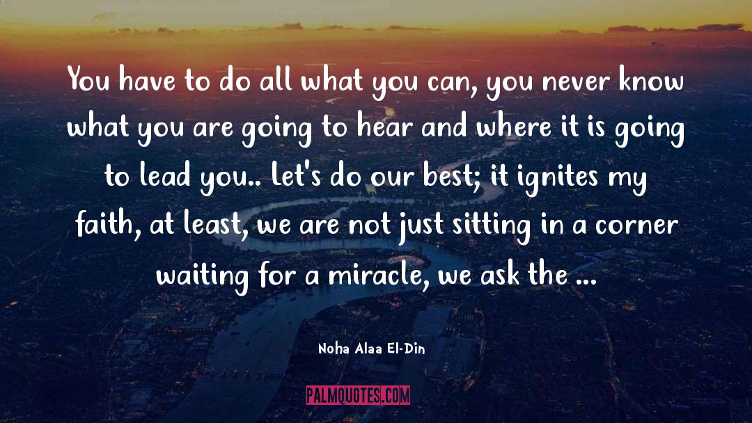 Waiting Success quotes by Noha Alaa El-Din