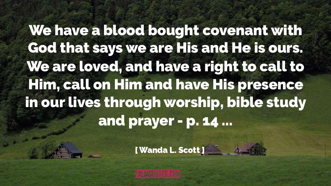 Waiting Upon God P 14 quotes by Wanda L. Scott
