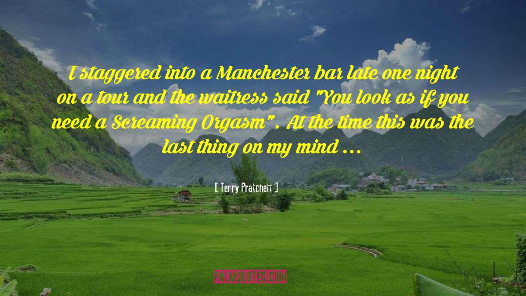 Waitress Musical quotes by Terry Pratchett