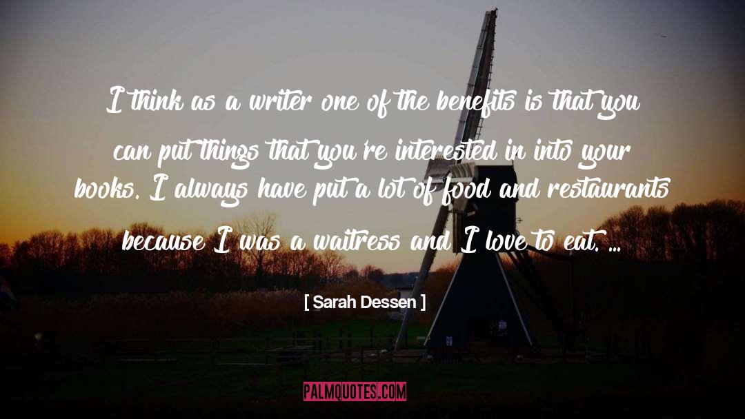 Waitress quotes by Sarah Dessen