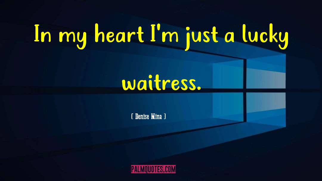 Waitress quotes by Denise Mina