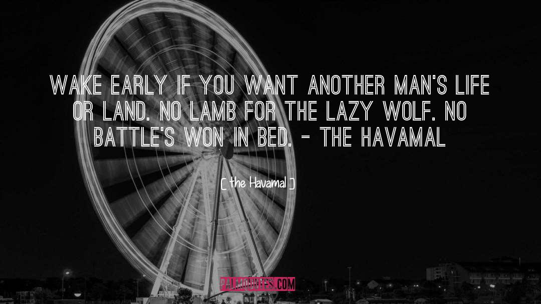 Wake Early quotes by The Havamal