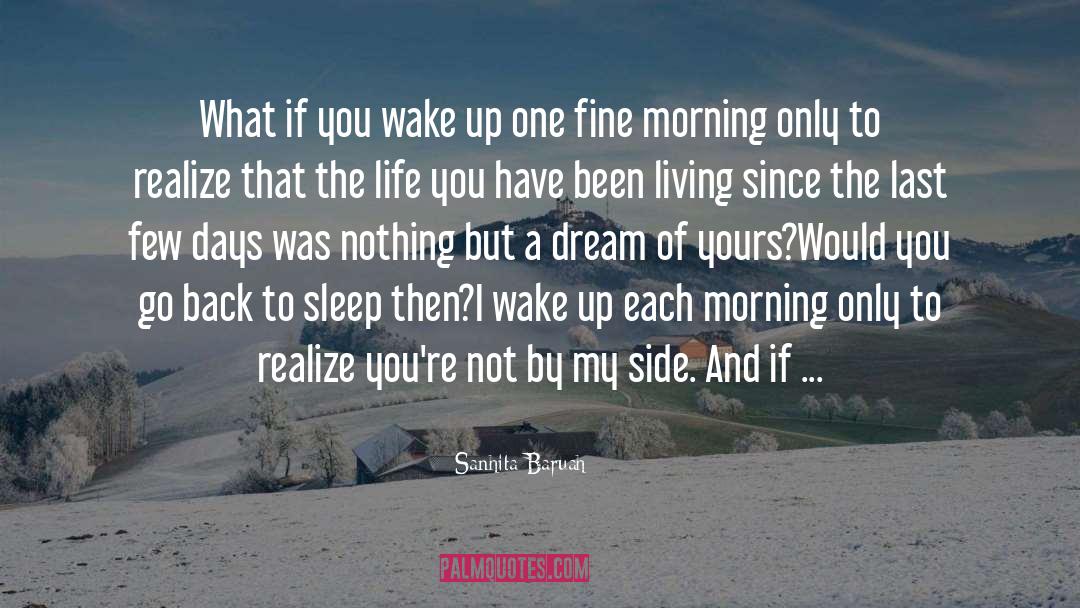 Wake quotes by Sanhita Baruah