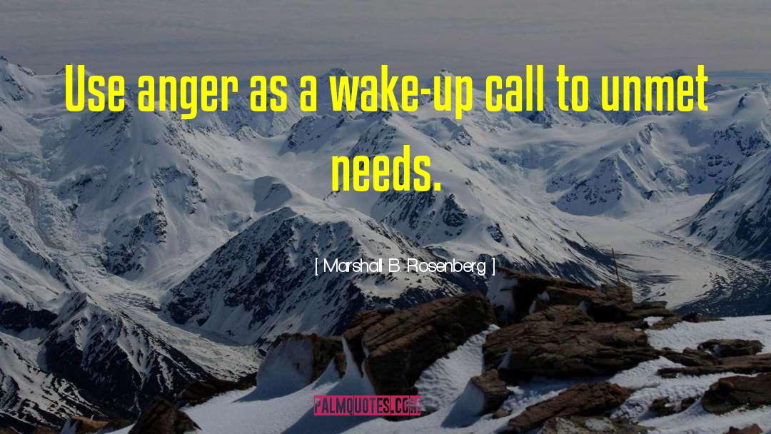 Wake Up Call quotes by Marshall B. Rosenberg