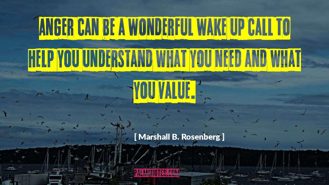 Wake Up Call quotes by Marshall B. Rosenberg