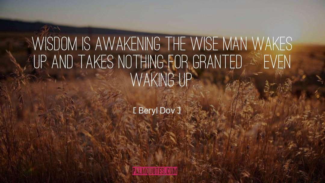 Wakes quotes by Beryl Dov