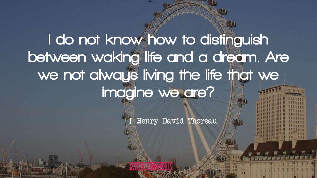 Waking Life quotes by Henry David Thoreau