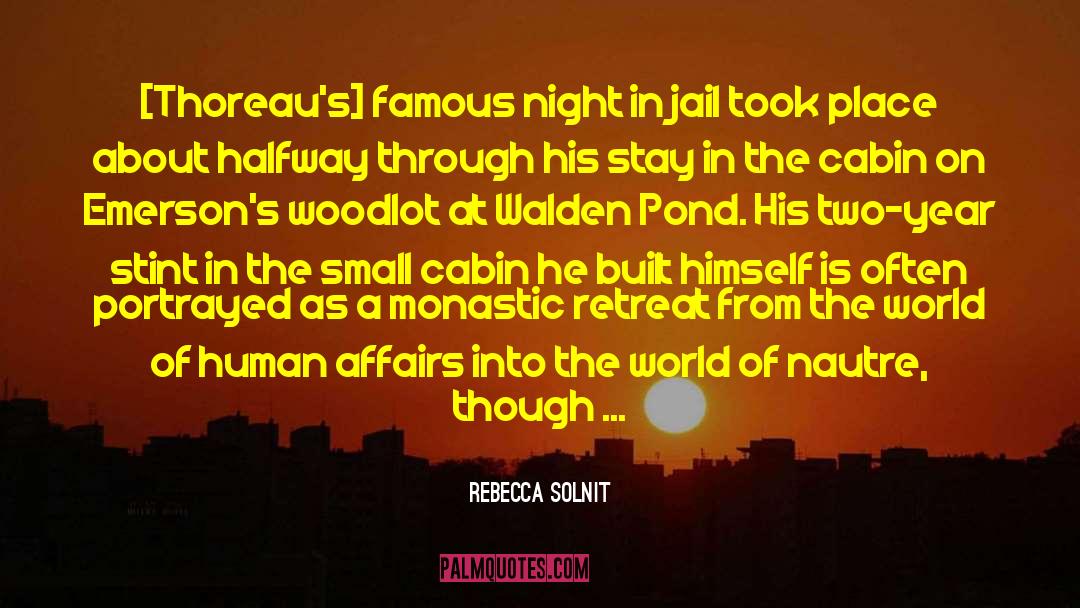 Walden Pond quotes by Rebecca Solnit