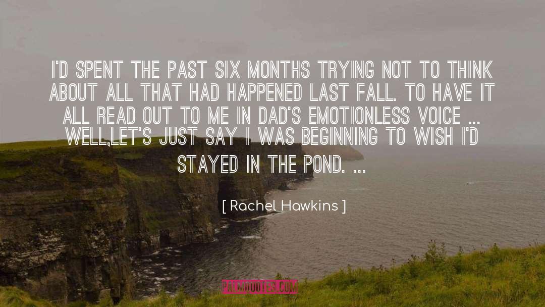 Walden Pond quotes by Rachel Hawkins