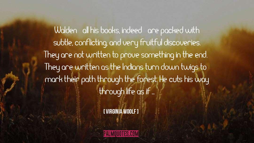Walden quotes by Virginia Woolf
