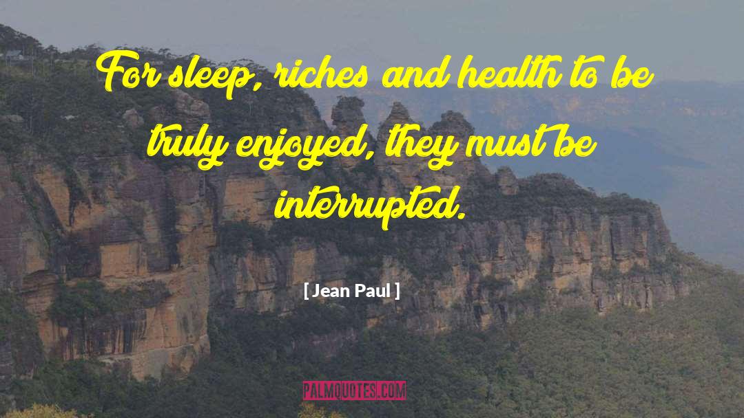 Waldenberg Health quotes by Jean Paul