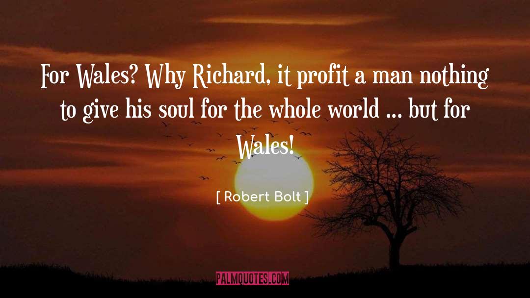 Wales quotes by Robert Bolt