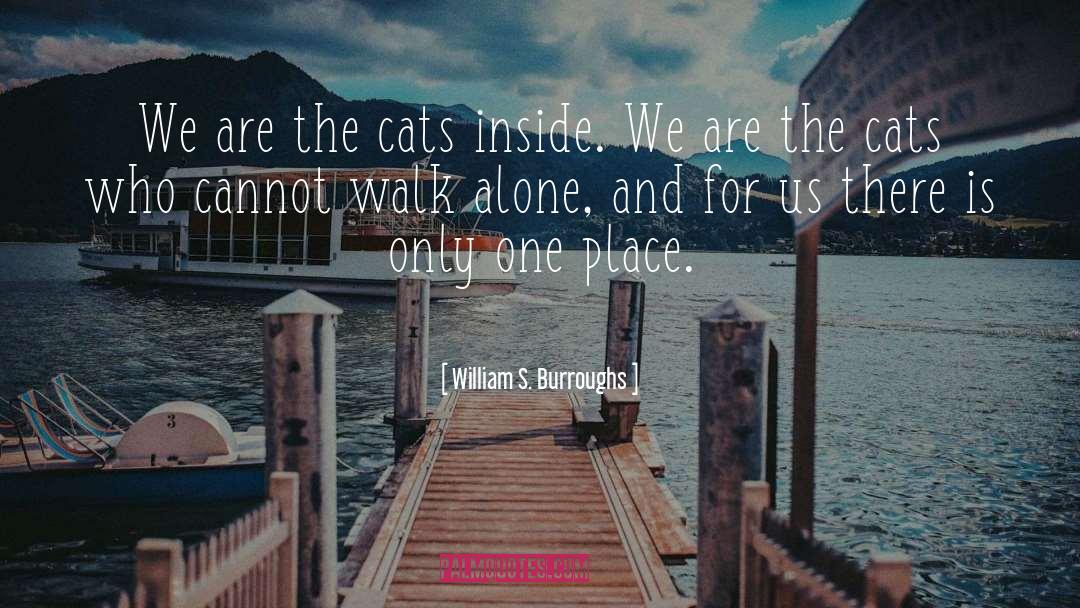 Walk Alone quotes by William S. Burroughs