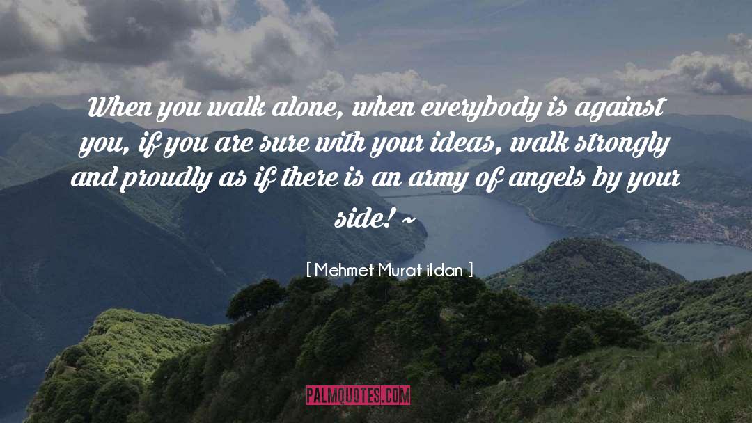 Walk Alone quotes by Mehmet Murat Ildan