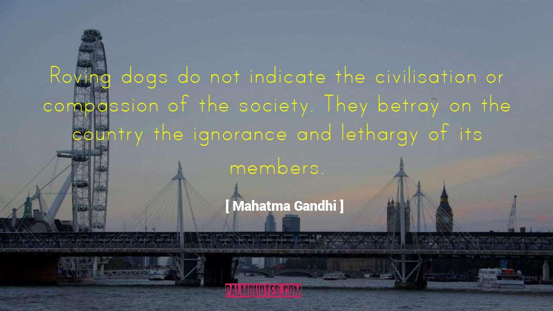 Walk Dog quotes by Mahatma Gandhi