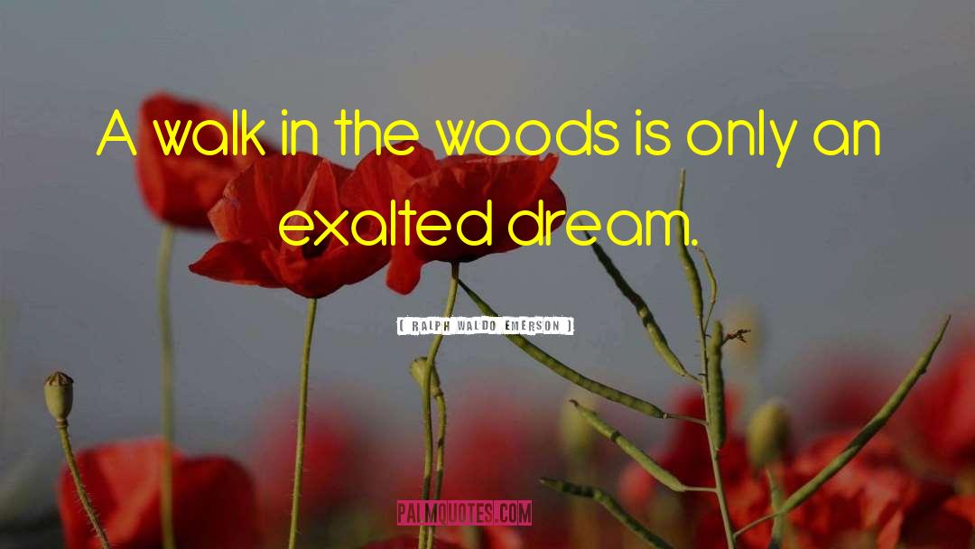 Walk In The Woods quotes by Ralph Waldo Emerson