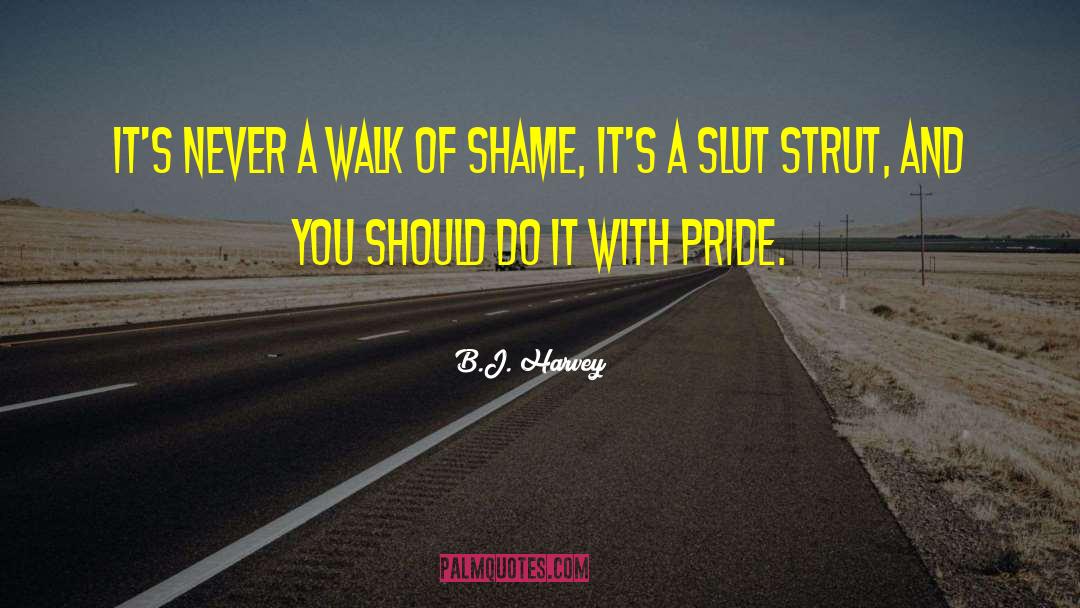 Walk Of Shame quotes by B.J. Harvey