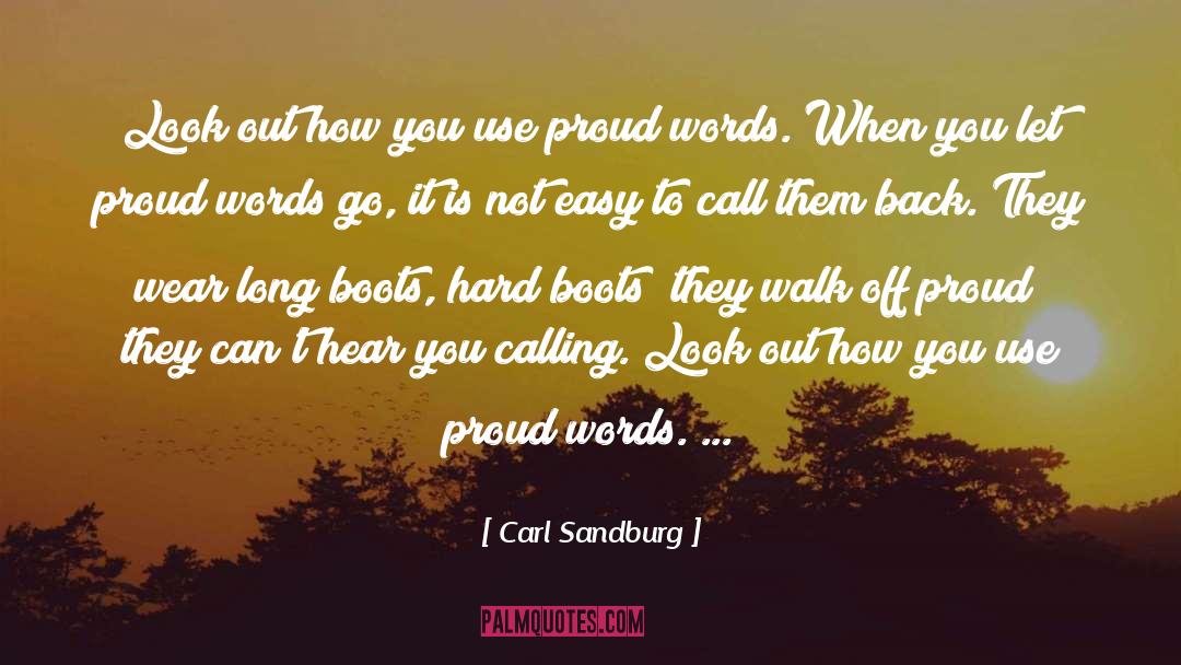 Walk Off quotes by Carl Sandburg