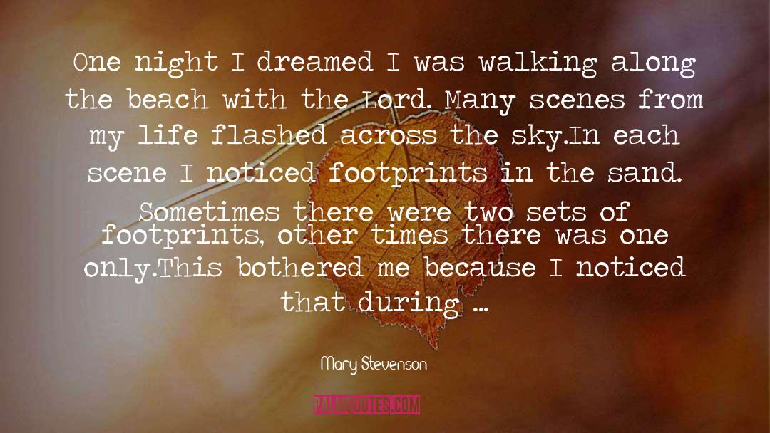 Walk With Me quotes by Mary Stevenson