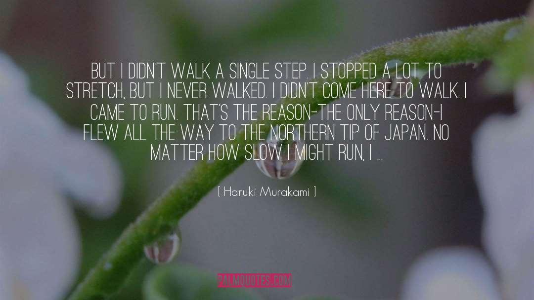 Walked quotes by Haruki Murakami