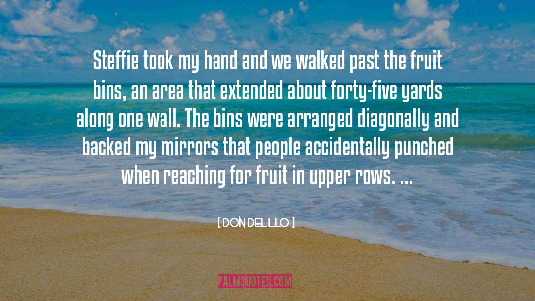 Walked quotes by Don DeLillo