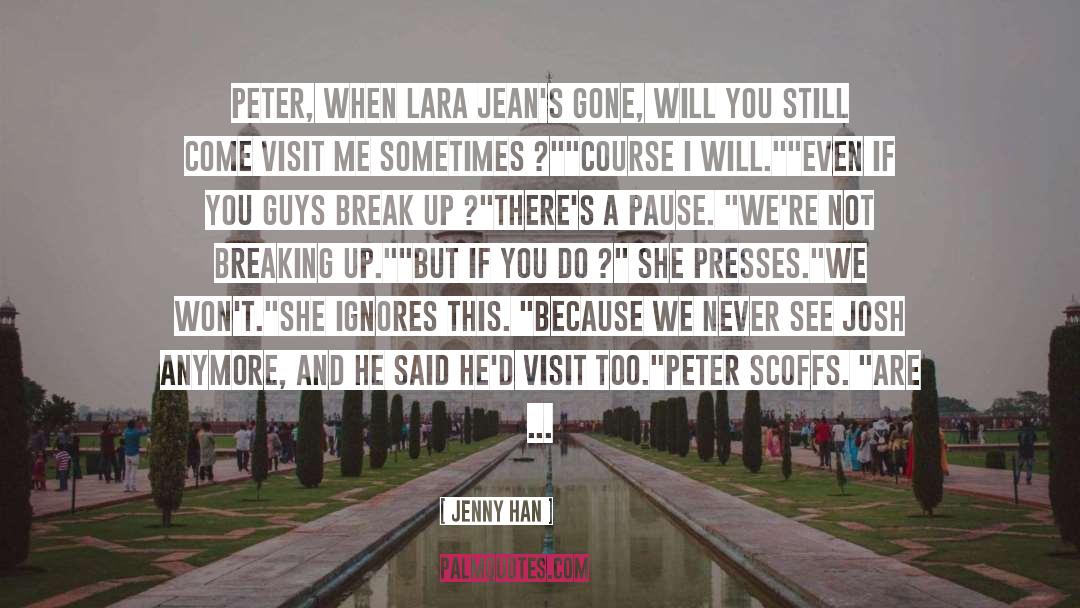 Walker And Lara quotes by Jenny Han