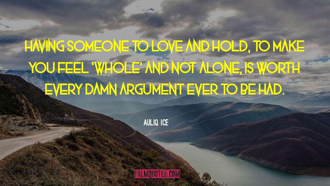 Walking Alone quotes by Auliq Ice