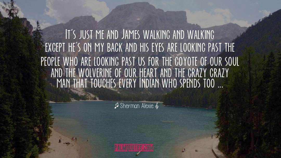 Walking Away And Never Looking Back quotes by Sherman Alexie