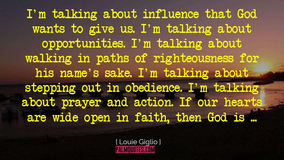 Walking Barefoot quotes by Louie Giglio
