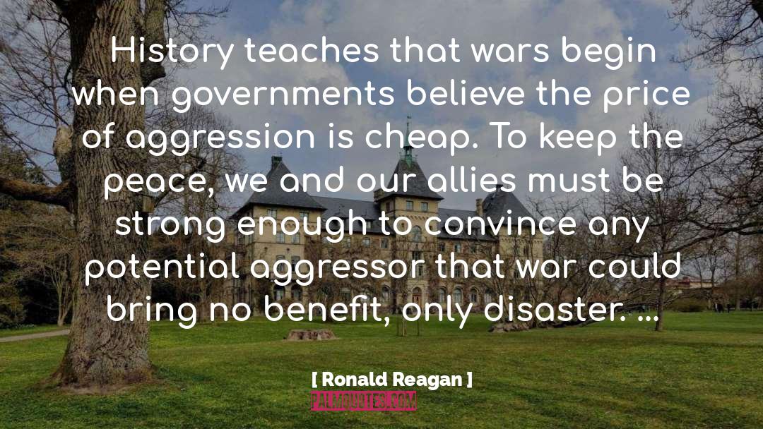 Walking Disaster quotes by Ronald Reagan