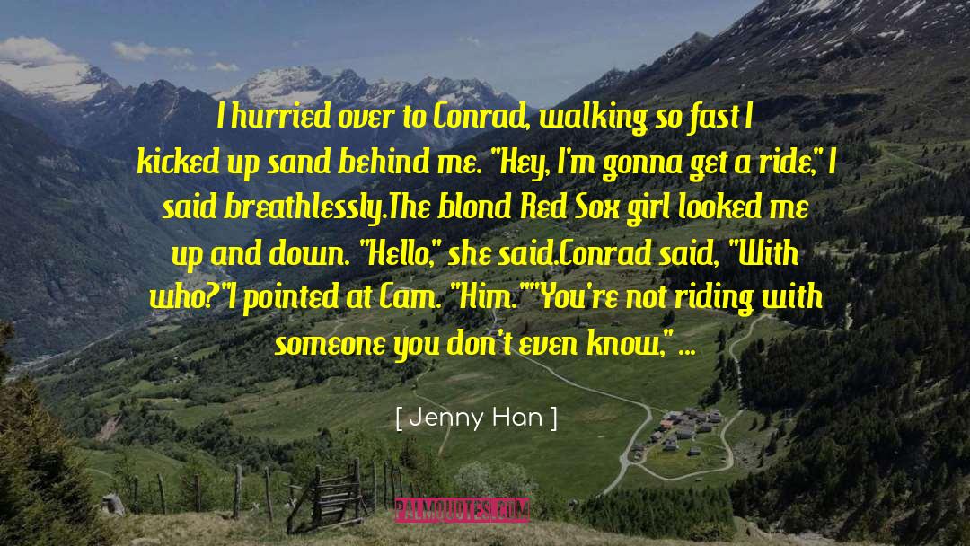 Walking In The Rain quotes by Jenny Han