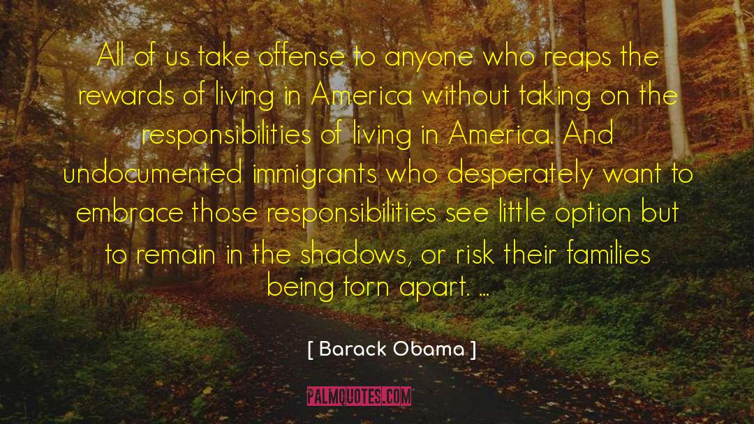 Walking In The Shadows quotes by Barack Obama